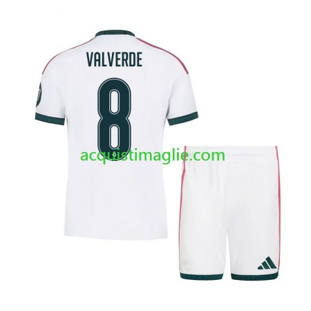 Divisa di Calcio Real Madrid Federico Valverde 8 Bambino Prima 2026/2027
